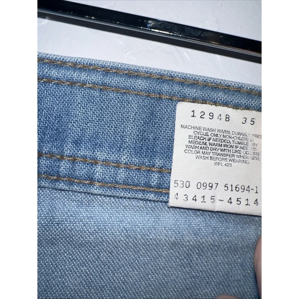 Vintage 80s Levi's Light Blue Denim Jeans USA Brown Tab‎ 38x32 Excellent ✅ (278)